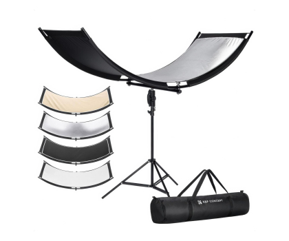 Akcesoria Foto K&F Concept Blenda U-Shape 4w1 - 180x60 cm